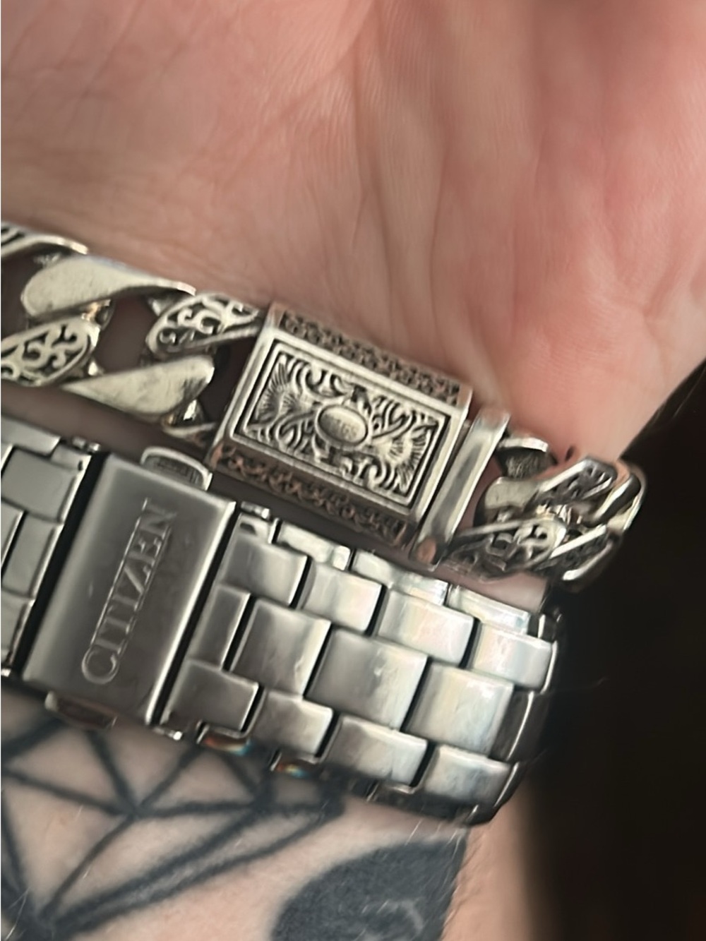 925 Silver Viking Bracelet